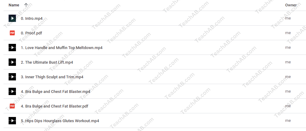 44872YASjEcRX Trouble Spot Workouts