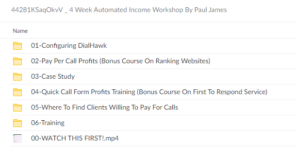 44281KSaqOkvV 4 Week Automated Income Workshop By Paul James