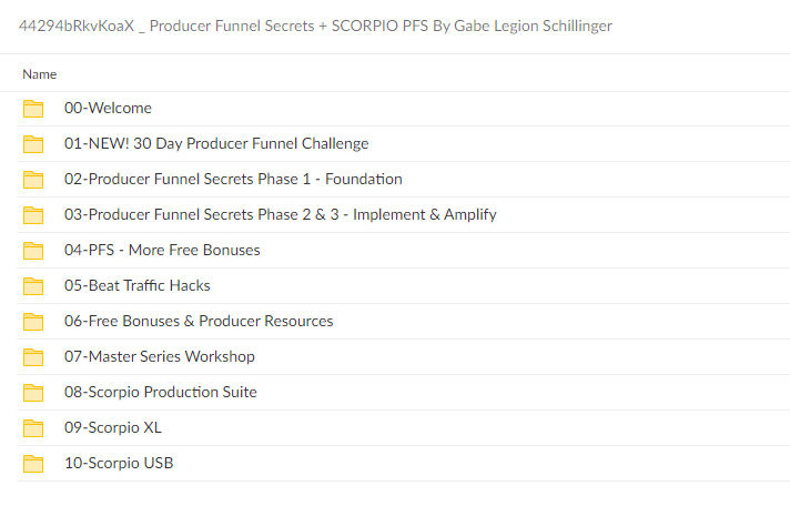 44294bRkvKoaX Producer Funnel Secrets + SCORPIO PFS By Gabe Legion Schillinger