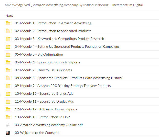 4429525tgENcd Amazon Advertising Academy By Mansour Norouzi - Incrementum Digital